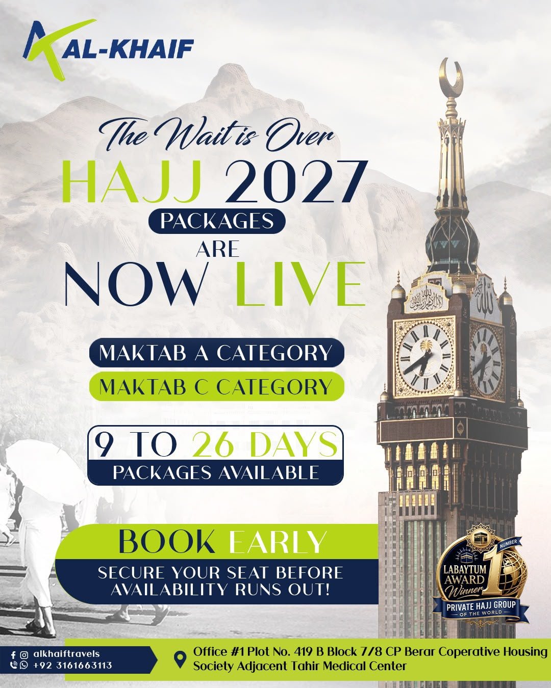 Hajj 2027 packages slide 1