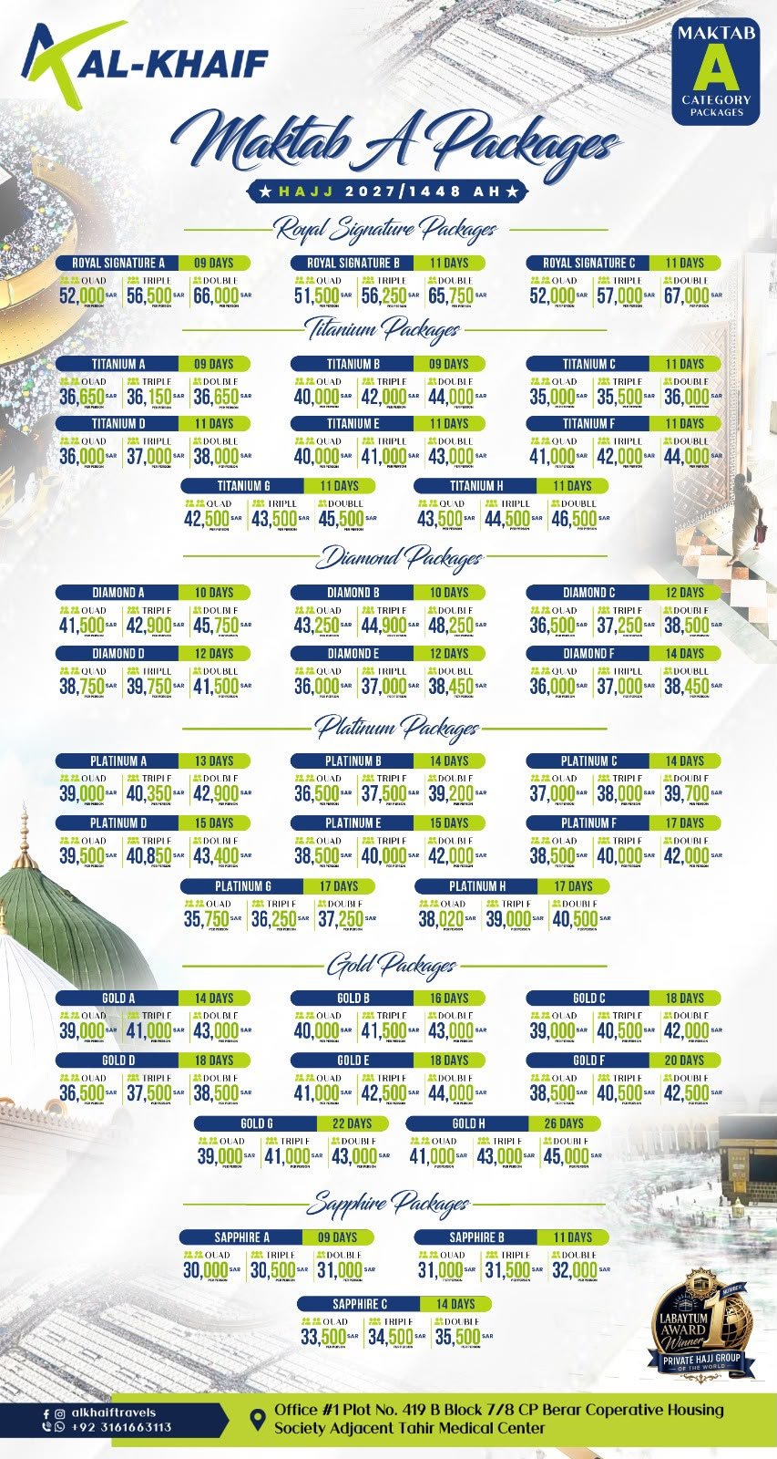 Hajj 2027 packages slide 2